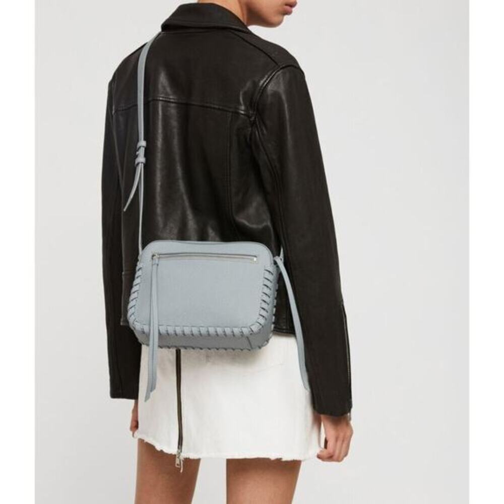 ALLSAINTS Kepi Leather Crossbody Bag 100% cow leather, Lining: 100% cotton